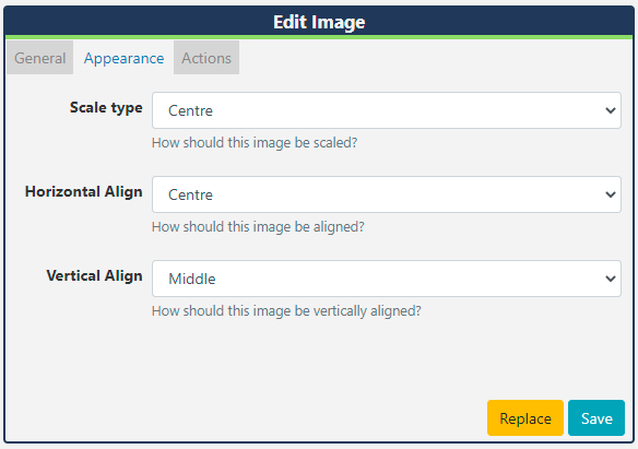 Edit Options
